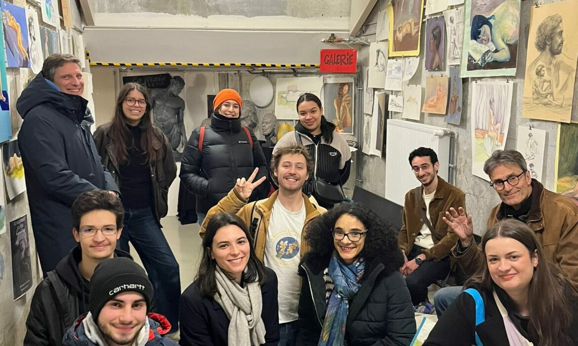 BdL_depart en maraude avec benevoles BdL