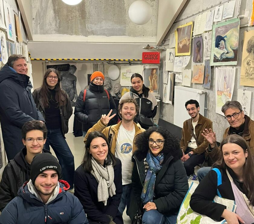 BdL_depart en maraude avec benevoles BdL