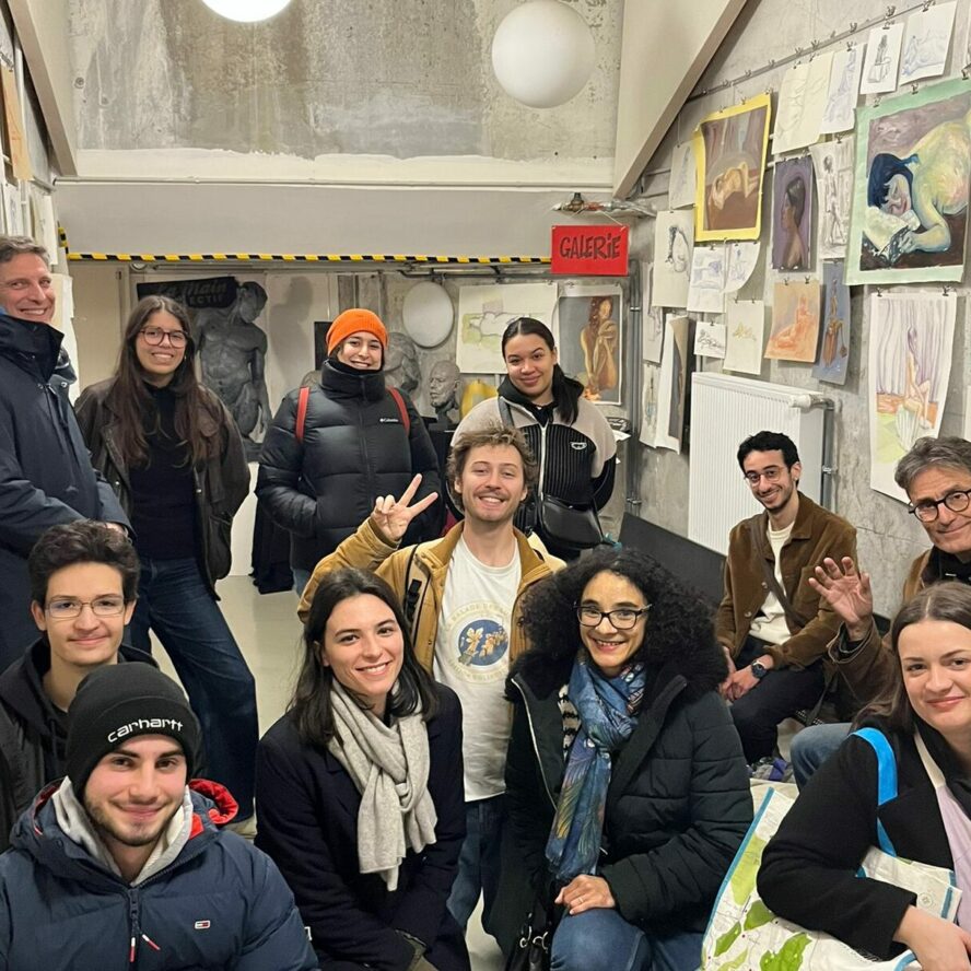 BdL_depart en maraude avec benevoles BdL